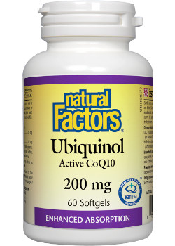 Ubiquinol Qh Active CoQ10 200mg - 60 Softgels