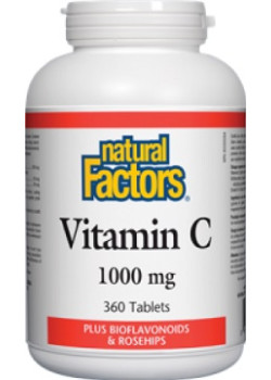 Vitamin C 1,000mg + Bioflavonoids & Rosehips - 360 Tabs