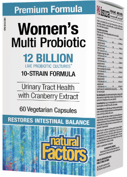 Women's Multi Probiotic With Cranberry Extract - 60 V-Caps