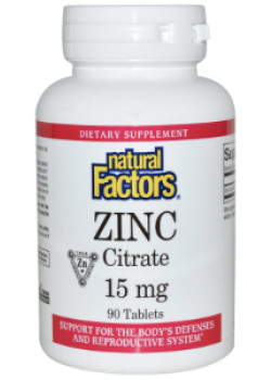 Zinc Citrate 15mg - 90 Tabs