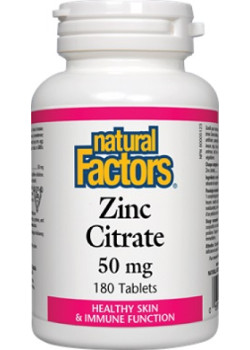 Zinc Citrate 50mg - 180 Tabs