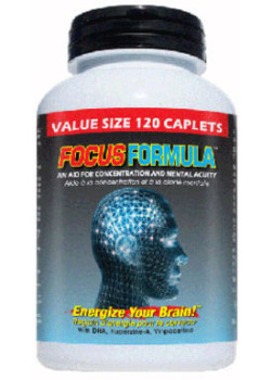 Focus Formula - 120 Caplets - Nulife