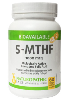 5 - Mthf 1,000mcg - 60 V-Caps - Naturopathic Labs