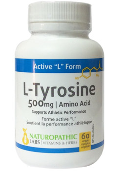 Buy Naturopathic Labs L-TYROSINE 500MG - 60 VCAPS at ...