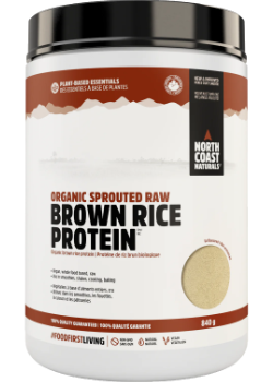 Brown Rice Protein (Organic Sprouted Raw, Unflavoured) - 840g