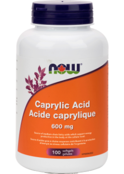 Caprylic Acid 600mg - 100 Softgels