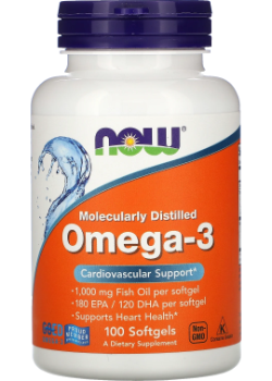 Omega-3 1,000mg (Cholesterol-Free) - 100 Softgels