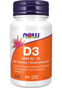 Vitamin D3 2,500iu - 90 Softgels
