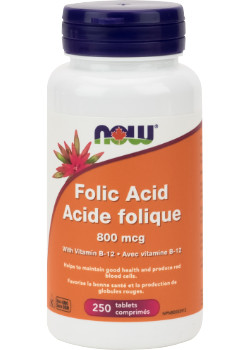 NOW Folic Acid (250 Tablets)