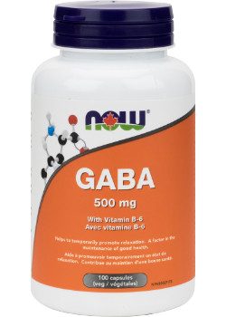 GABA 500mg (Plus B-6) - 100 Caps