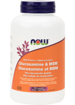 Glucosamine & MSM + Chondroitin Sulfate - 180 Caps