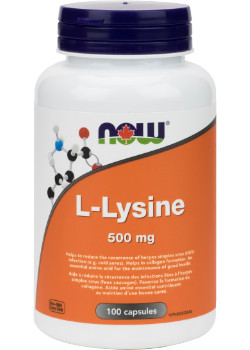 L-Lysine 500mg - 100 Caps