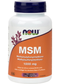 MSM METHYLSULFONYLMETHANE 1000MG - 120 CAPS