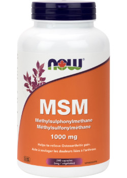 MSM Methylsulfonylmethane 1,000mg - 240 Caps