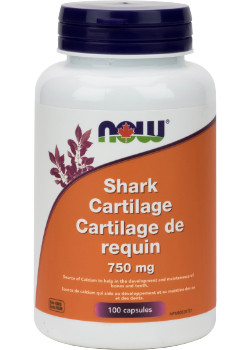 Shark Cartilage 750mg - 100 Caps - Now