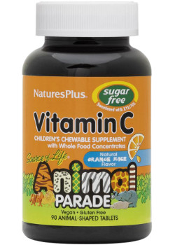 Animal Parade Vitamin C (Sugar Free Orange) - 90 Chew Tabs