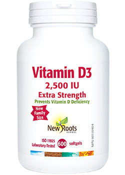 Vitamin D3 2,500iu Extra Strength - 600 Softgels