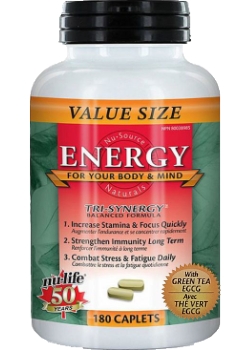 Energy - 180 Caplets - Nu Life