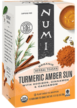 Organic Turmeric Amber Sun - 12 Tea Bags