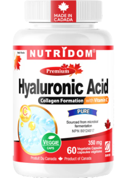 Hyaluronic Acid With Vitamin C - 60 V-Caps 