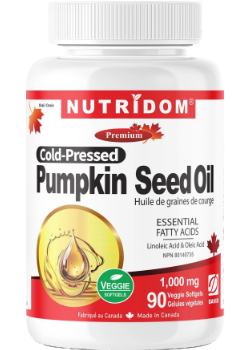 Pumpkin Seed Oil (Cold-Pressed) - 90 V-Softgels