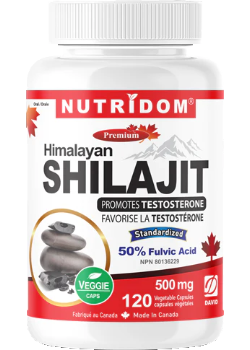 Shilajit 500mg - 120 V-Caps