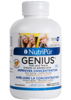 Buy Nutripur GENIUS KIDS AND TEEN (ORANGE DELIGHT) - 180
