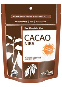 Cacao Power Raw Cacao Nibs - 45g - Navitas Naturals