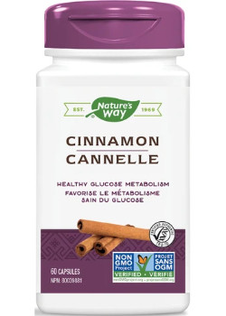 Cinnamon 500mg - 60 Caps - Nature's Way