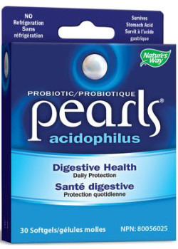 Probiotic Pearls Acidophilus - 30 Caps - Nature's Way