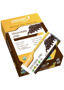 Organic Food Bar (Chocolate Chip) - 12 Bars - Organic Food Bar