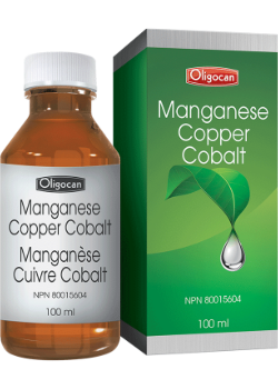 Manganese-Copper-Cobalt Trace Minerals - 100ml