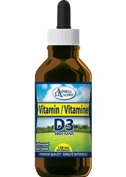 Vitamin D3 1,000iu Drops (Unflavoured) - 120ml