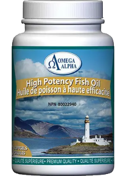 High Potency Fish Oil - 90 Softgels