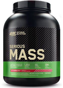 Serious Mass (Strawberry) - 6lbs - Optimum Nutrition