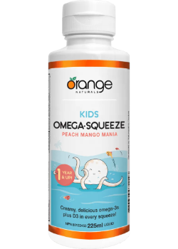 Kids Omega Squeeze (Peach Mango Mania) - 225ml