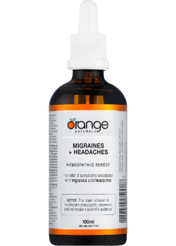 Migraines + Headaches - 100ml - Orange Naturals Migraines + Headaches - 100ml - Orange Naturals