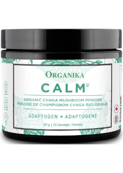 Calm (Organic Chaga Mushroom Powder) - 50g - Organika Calm (Organic Chaga Mushroom Powder) - 50g - Organika