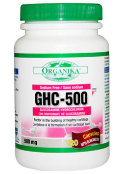 Ghc - 500 Glucosamine Hydrochloride 500mg - 120 Caps - Organika