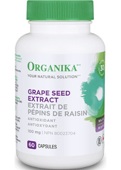 Grape Seed Extract 100mg - 60 Caps - Organika Grape Seed Extract 100mg - 60 Caps - Organika