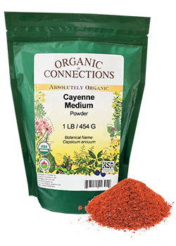 Cayenne Medium (Organic Powder) - 454g