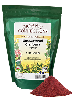 Cranberry Unsweetened (Organic Powder) - 454g