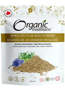 Sprouted Flax Seed Powder (Organic) - 454g