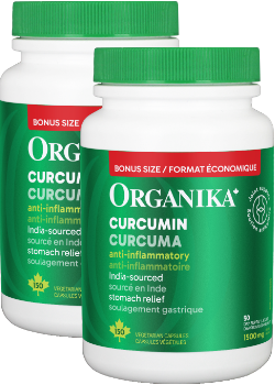 Curcumin 500mg - 150 + 150 V-Caps (2 For Deal)