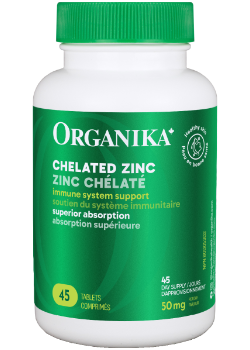 Chelated Zinc 50mg - 45 Tabs