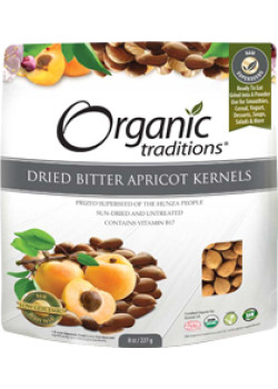 Apricot Kernels Bitter (Organic) - 227g - Organic Traditions Apricot Kernels Bitter (Organic) - 227g - Organic Traditions