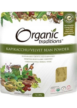 Kapikacchu Powder Velvet Bean (Organic) - 200g - Organic Traditions Kapikacchu Powder Velvet Bean (Organic) - 200g - Organic Traditions