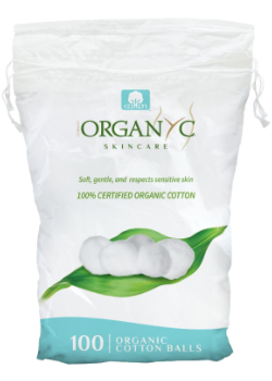 Organic Cotton Balls - 100 Pieces