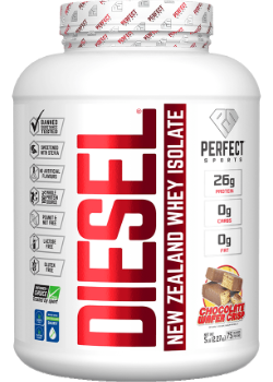 Diesel 100% New Zealand Whey Isolate (Chocolate Wafer Crisp) - 5Lbs