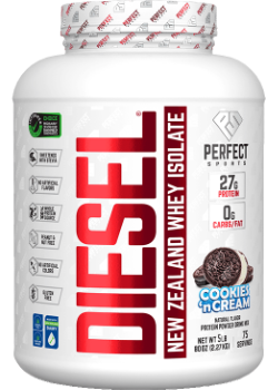 Diesel 100% New Zealand Whey Isolate (Cookies 'n Cream) - 5Lbs